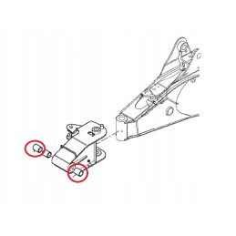 Rear arm bush Komatsu WB93 WB97 37B094B005