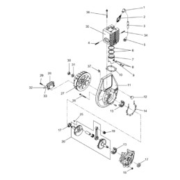 Wacker wm80 magnet wheel 0045041