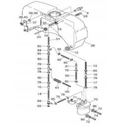 Fuel filter wacker dpu hatz 1b20 1b30 replacement