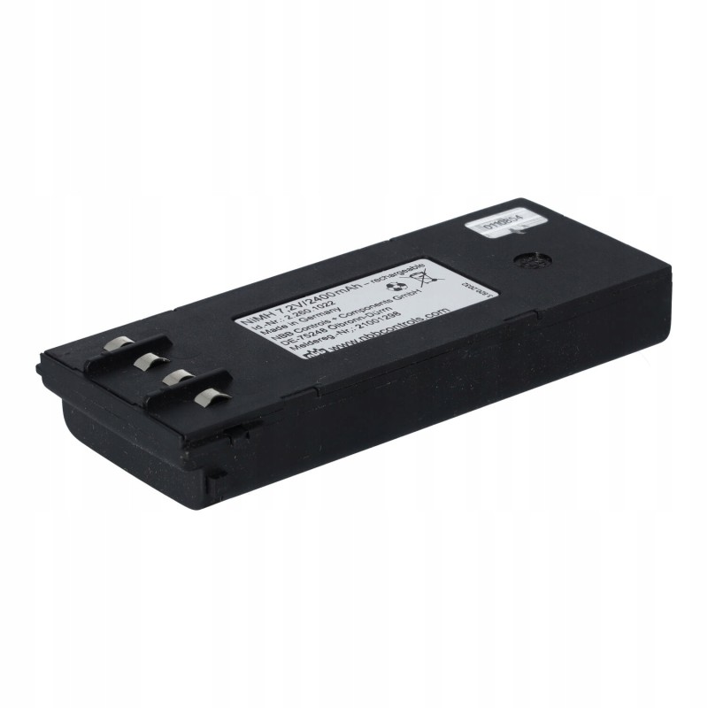 Battery hiab hidrive nbb 7 2vdc 2400 mah 9847669