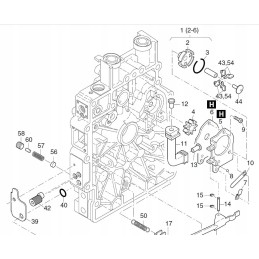 Hatz 1b20 1b30 oil pump ball 50447900