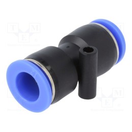 2 pcs x PNEUMAT-135.012 - Push-in fitting, straight,inline splice, -0.95÷15bar, PBT