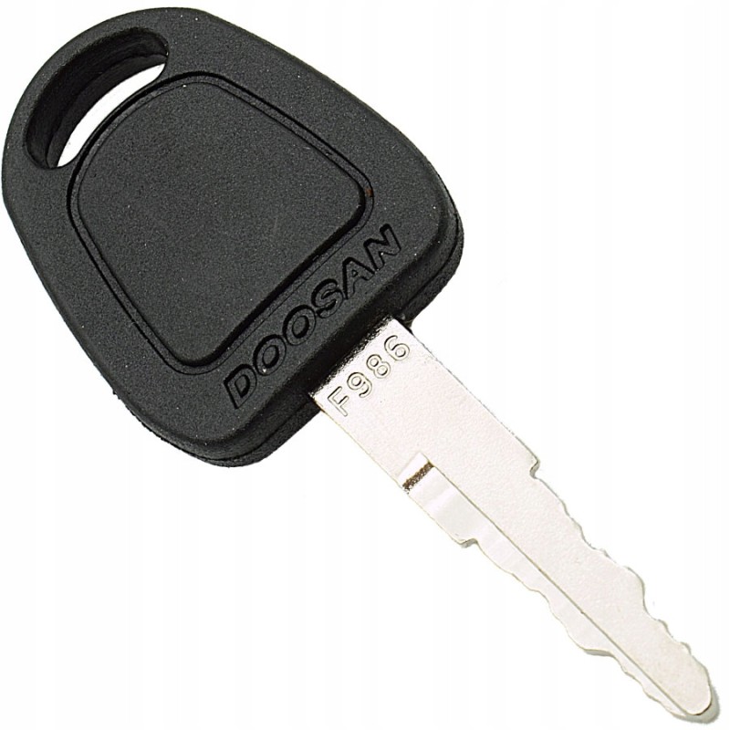 1x ignition key f986 terex bob doosan daewoo
