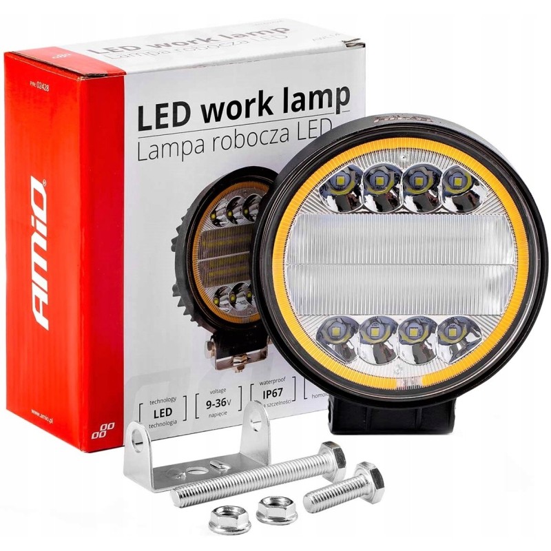 Work lamp 42xled halogen searchlight 9 36v 3360lm