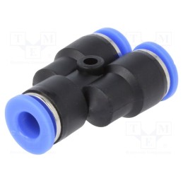 2 pcs x PNEUMAT-140.006 - Push-in fitting, Y-Yap spliYYer, -0.95÷15bar, PBT, BLUELINE