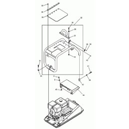 Wacker dpu bpu drawbar latch 0065056