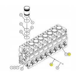 Piston washer cat engines 2484c 3406c 3456 3512
