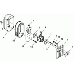 Wacker bh23 bh24 air filter 0095711
