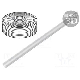 1 m x FESTO-197381 - Pneumatic tubing, -0.95÷10bar, PUN-H, Tube in.diam: 11mm, natural