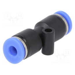2 pcs x PNEUMAT-135.004 - Push-in fitting, straight,inline splice, -0.95÷15bar, PBT