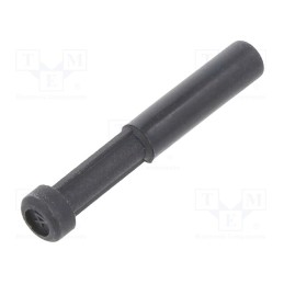 10 pcs x PNEUMAT-144.004 - Protection cap, -0.95÷15bar, nickel plated brass,PBT, 0÷60°C