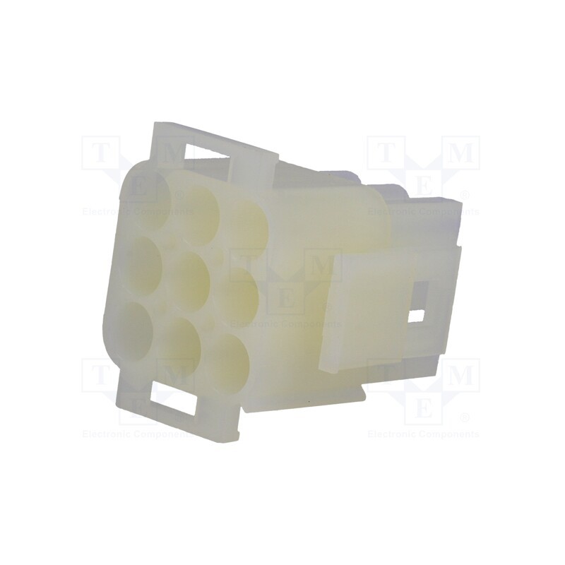 2 pcs x NINIGI - NLSW-3X3 - Plug, wire-wire, male/female, NLS, 6.35mm, for cable, PIN: 9, 600V