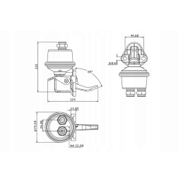 2830266kr fuel pump feeding Kramp