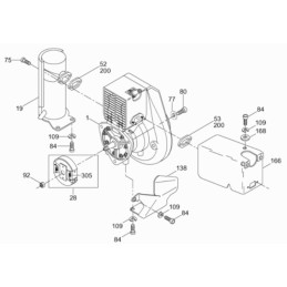Wacker BS rammers, cover gasket 5100032172