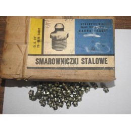 2x straight grease nipple 1 8 kalamitka Polish PRL