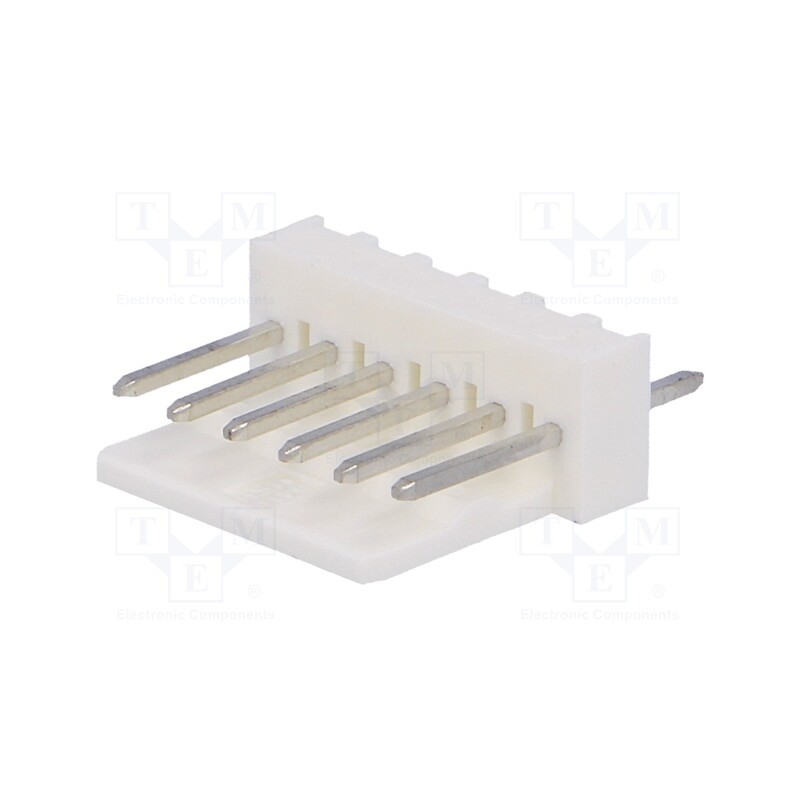 2 pcs x MOLEX - 22272061 - Socket, wire-board, male, KK 254, 2.54mm, PIN: 6, THT, 4A, tinned