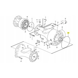 O ring bridge Volvo loader