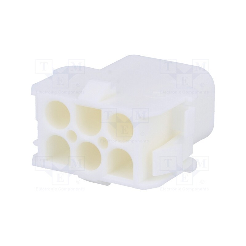 2 pcs x TE Connectivity - 350781-1 - Plug/socket, wire-wire, male/female, Universal MATE-N-LOK, PIN: 6