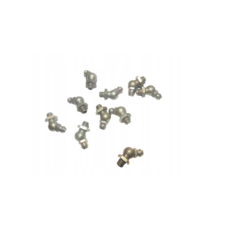 10x grease nipples angled 45 m6x1 prl