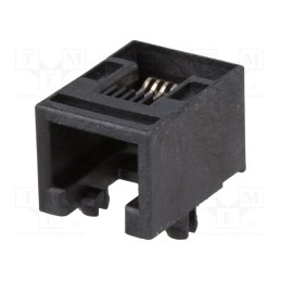 2 pcs x MOLEX - 955012661 - Socket, RJ12, PIN: 6, Cat: 3, low profile, Layout: 6p6c, THT