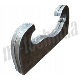 Mecalac connect adapter plate spoon mount