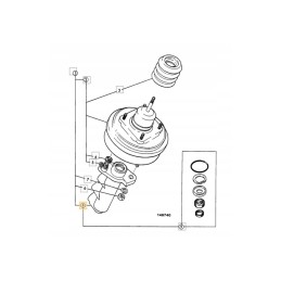 JCB 3CX 4CX brake pump repair kit