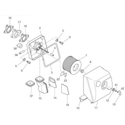 Hatz 1b40 1b50 air filter 50484102