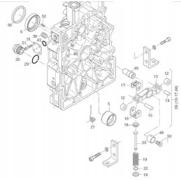 Hatz 1b20 1b30 1b40 switch o ring 50329000