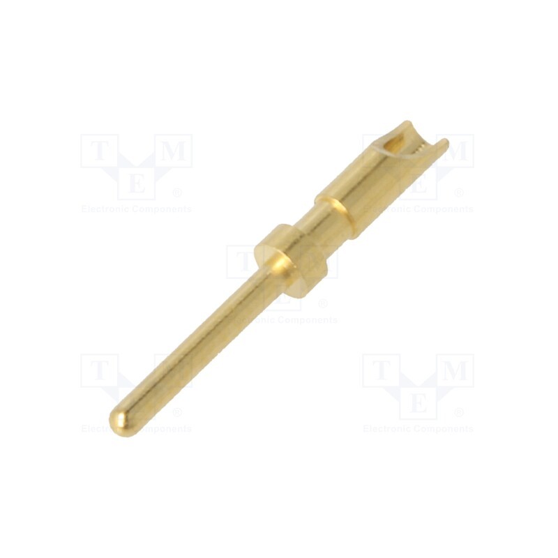 2 pcs x BULGIN - SA3180/1 - Contact, male, copper alloy, gold-plated, 28AWG÷24AWG, soldering