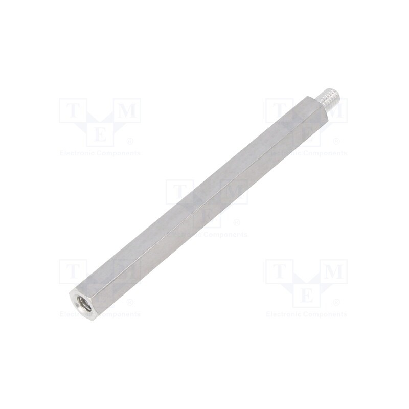 10 pcs x DREMEC - 239X100 - Screwed spacer sleeve, 100mm, Int.thread: M6, Ext.thread: M6