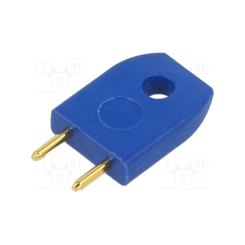 2 pcs x HARWIN - D3086-97 - INSULATED PLUG (BLUE)
