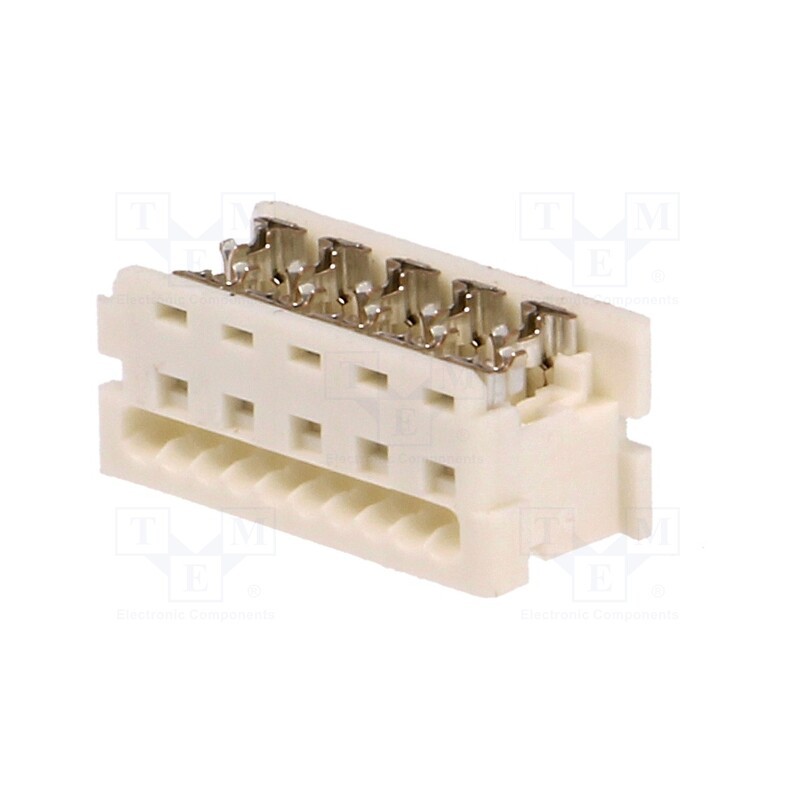 2 pcs x MOLEX - 903270310 - Plug, wire-board, female, PIN: 10, 1.27mm, IDC, for ribbon cable