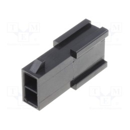 2 pcs x MOLEX - 430200201 - Plug, wire-wire, male, Micro-Fit 3.0, 3mm, PIN: 2, w/o contacts