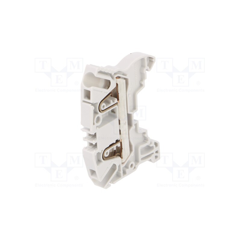 2 pcs x TE Connectivity - 1SNK706010R0000 (ZK4) - Splice terminal: rail, 0.5÷4mm2, ways: 1, terminals: 2, grey, SNK