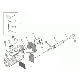 Wacker m2000 engine filter cover 0083049