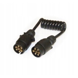 1m spiral cable with plugs
