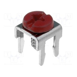 2 pcs x KEYSTONE - 01/02/7775 - Terminal: screw terminal, low profile, THT,screw terminal, red