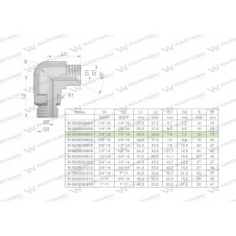 Hydraulic adjustable elbow inch bb 3 8