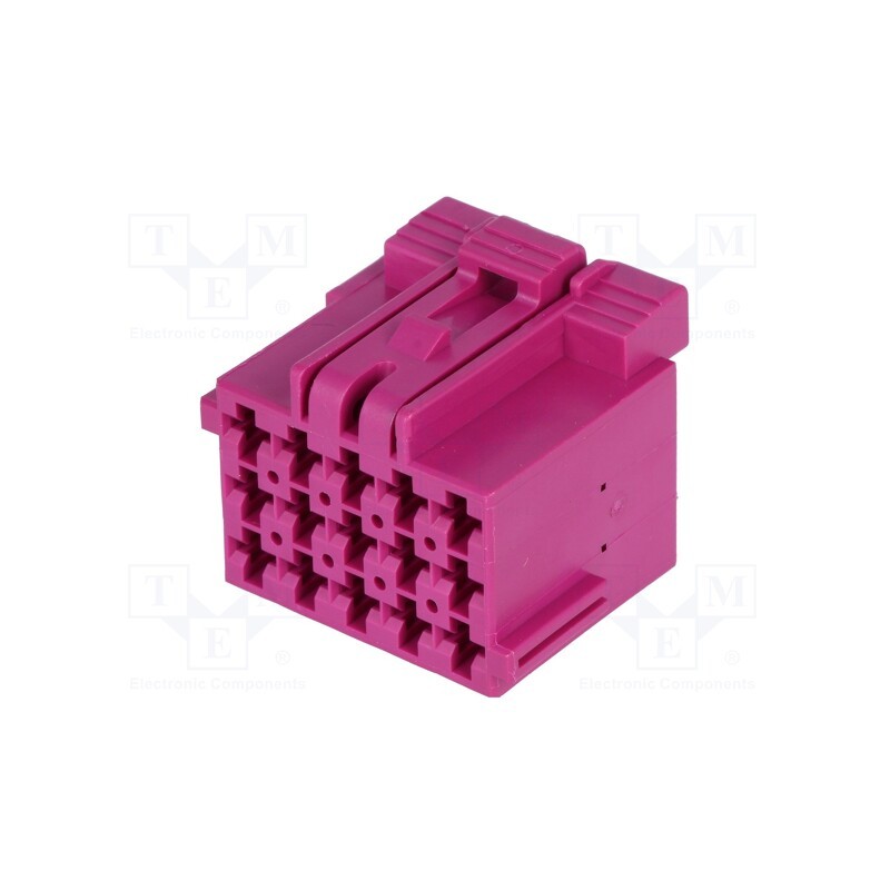 2 pcs x TE Connectivity - 1-967623-1 - Connector: rectangular, JPT, female, plug, for cable, PIN: 15, 5mm