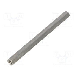 10 pcs x DREMEC - 148X100 - Screwed spacer sleeve, 100mm, Int.thread: M5, hexagonal