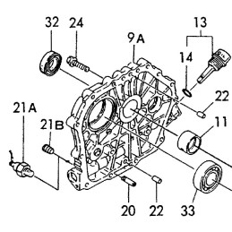 Yanmar l40 l48 shaft oil seal 160210 02220