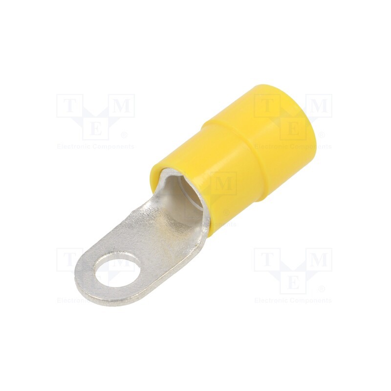 2 pcs x ERKO - KOE_6-25/50 - Tip: ring, M6, Ø: 6.5mm, 25mm2, crimped, for cable, insulated, tinned