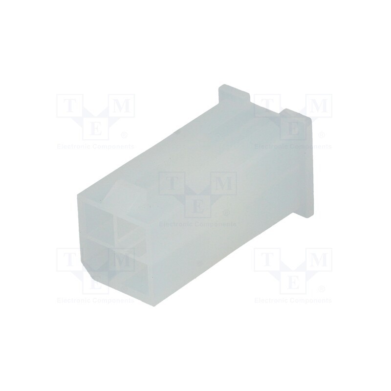 2 pcs x MOLEX - 39013043 - Plug, wire-wire, male, Mini-Fit Jr, 4.2mm, PIN: 4, w/o contacts