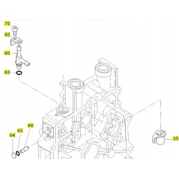 Hatz 1b20 1b30 1b40 tee clamp 05390700