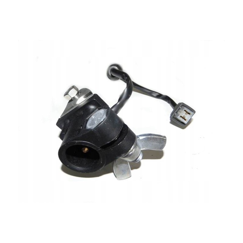 Work lamp clamp with work lamp socket connector