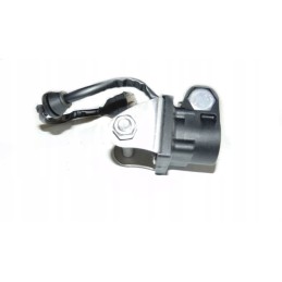 Work lamp clamp with work lamp socket connector