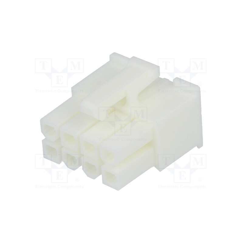 2 pcs x MOLEX - 39012085 - Plug, wire-wire/PCB, female, Mini-Fit Jr, 4.2mm, PIN: 8, for cable