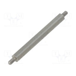 10 pcs x DREMEC - 444X50 - Screwed spacer sleeve, 50mm, Ext.thread: M3, hexagonal