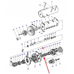 104715in1 drive shaft washer