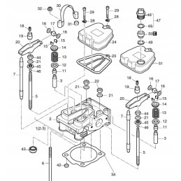 Hatz 1b40 head stud 149mm m10 m8 05159600